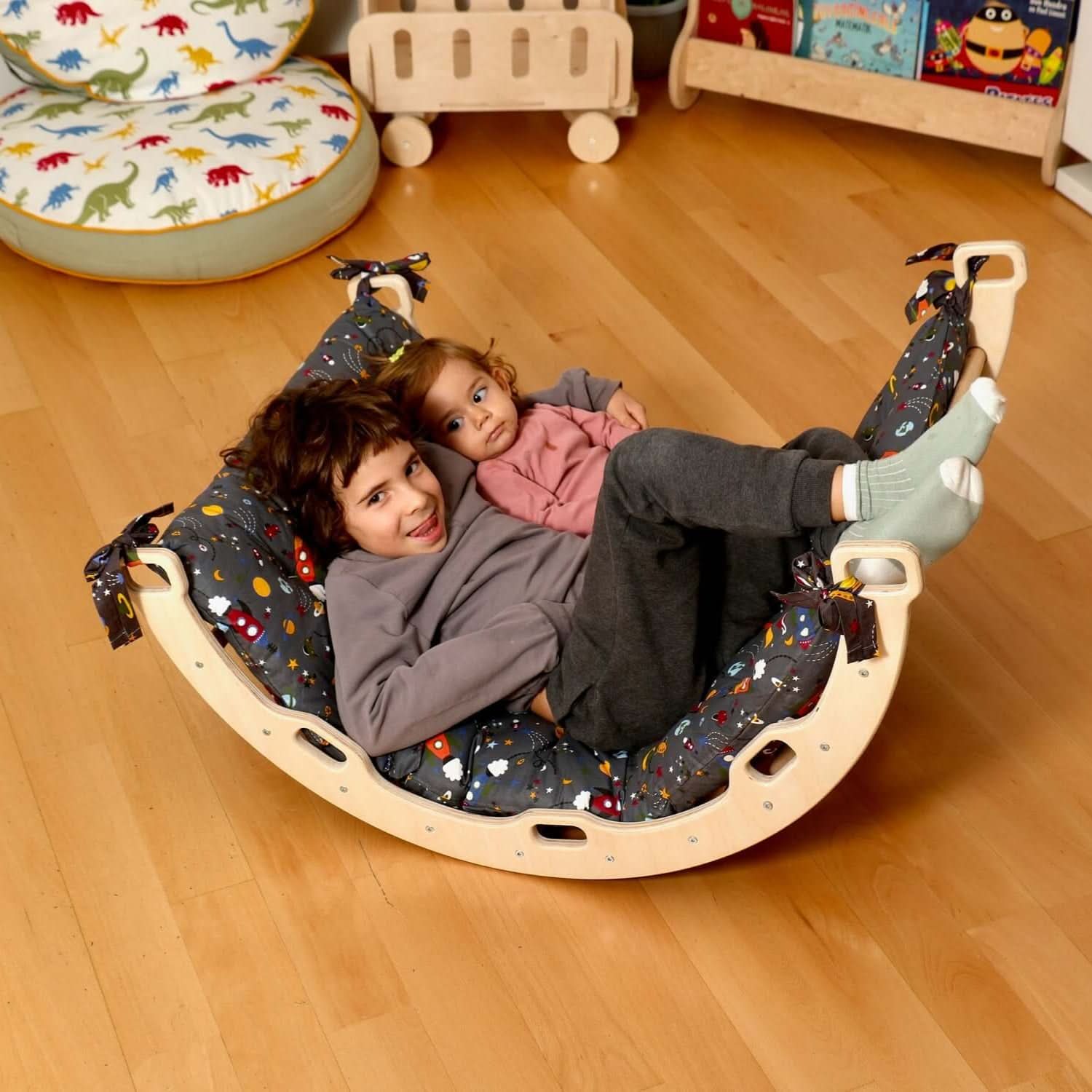 Arche d'Escalade & Bascule Montessori - Taille Moyenne