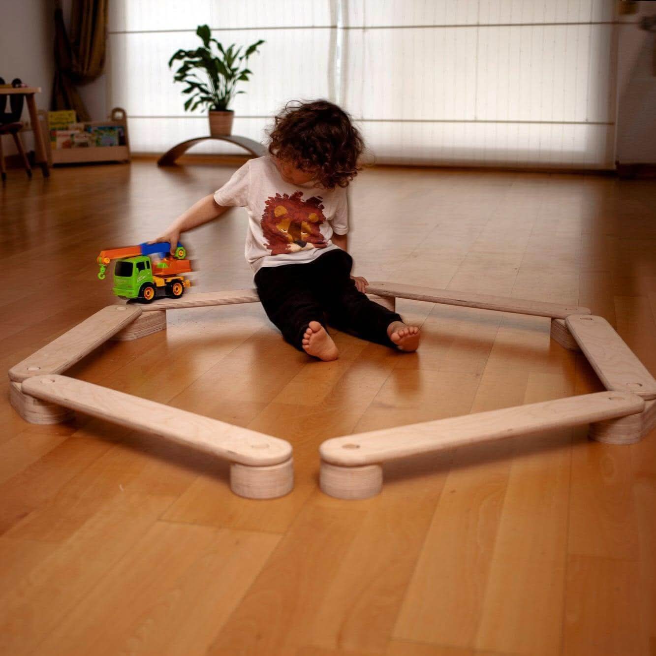 Set de Poutres d'Équilibre Montessori pour Enfants