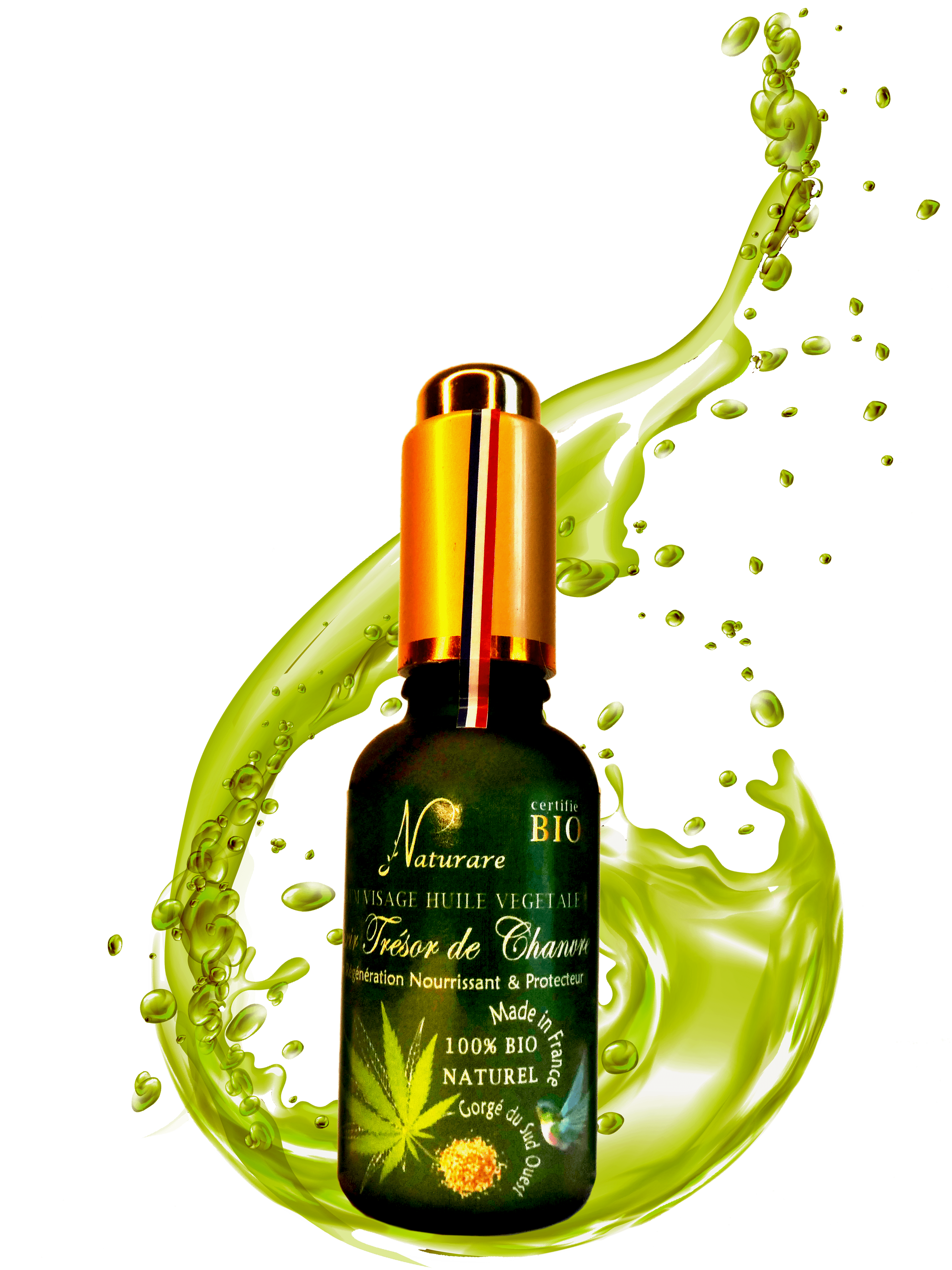 PRO - ORGANIC HEMP TREASURE ELIXIR - Vegetable Oil Serum, Food Supplements