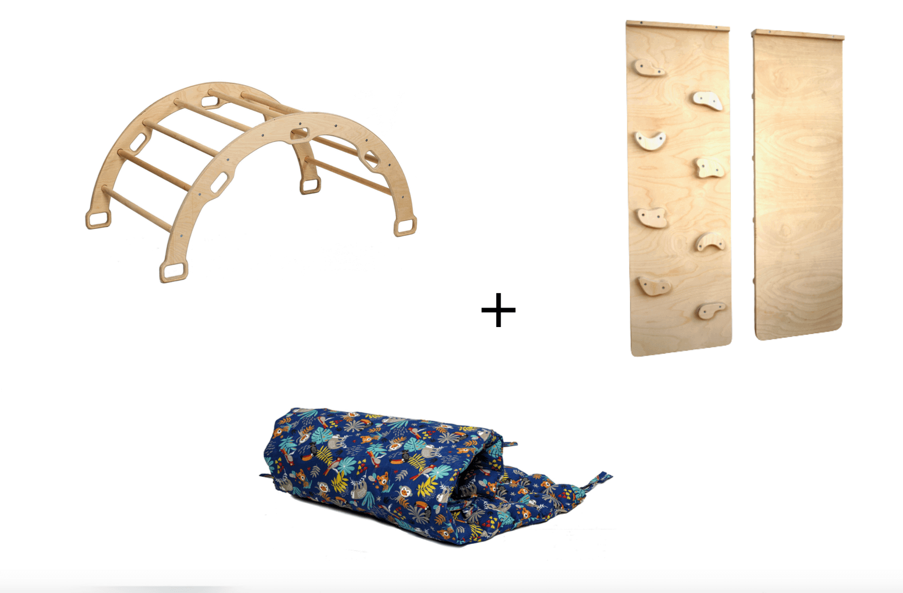 Arche-Bascule Montessori avec Rampe et Coussin