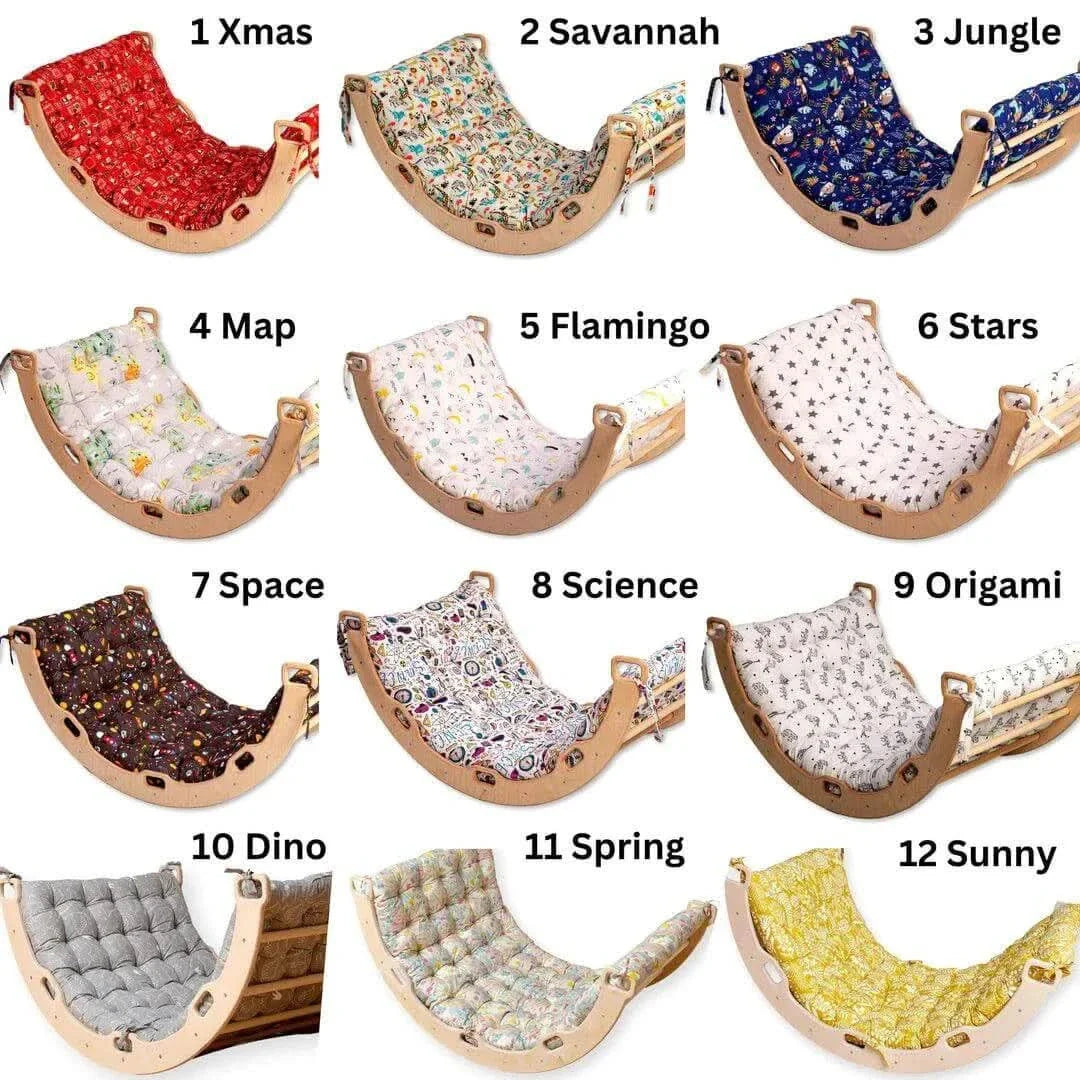 Arche-Bascule Montessori avec Rampe et Coussin