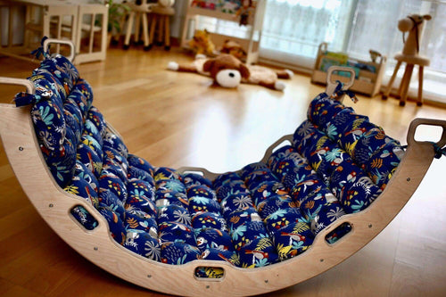 Arche-Bascule Montessori avec Rampe et Coussin